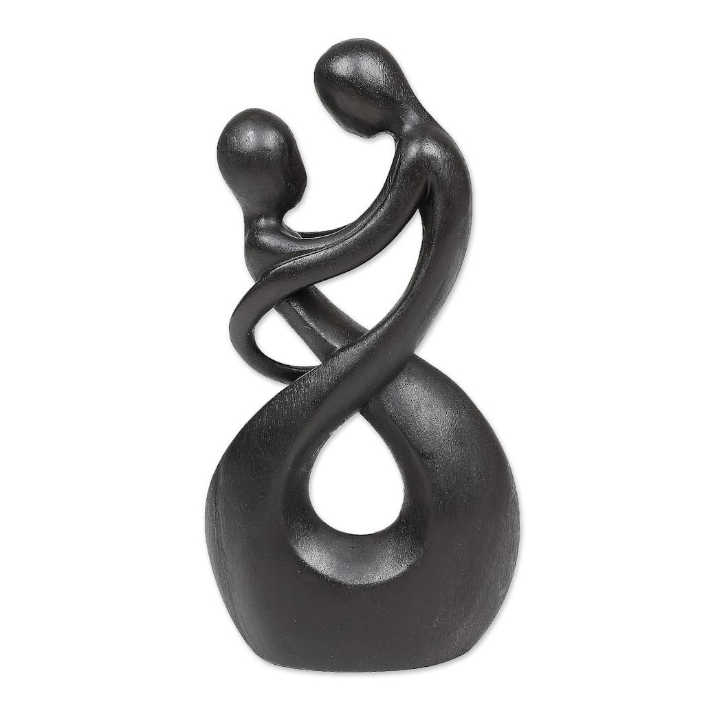 Novica Handmade Staring At You Wood Sculpture