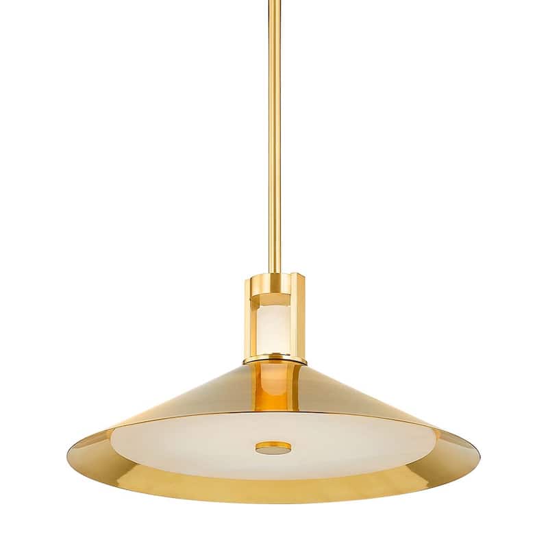 Hudson Valley Lighting 3020 Clermont 20" Wide LED Pendant - Aged Brass