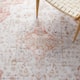 SAFAVIEH Tucson Machine Washable Slip Resistant Korneliya Oriental Medallion Rug