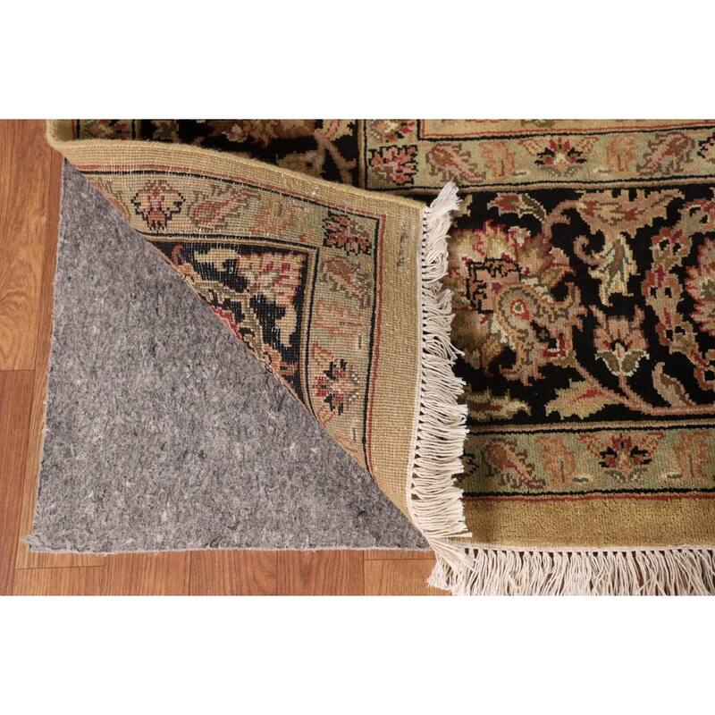 All-Over Floral Agra Oriental Area Rug Hand-Knotted Wool Carpet - 8'2"x 10'1"