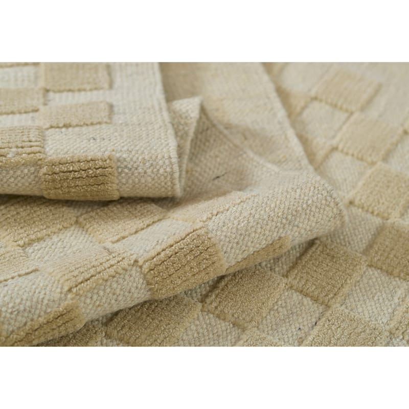 Momeni Willow Hand Woven Wool Checker Area Rug