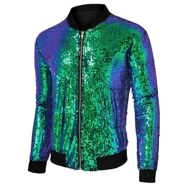 Green glitter jacket clearance