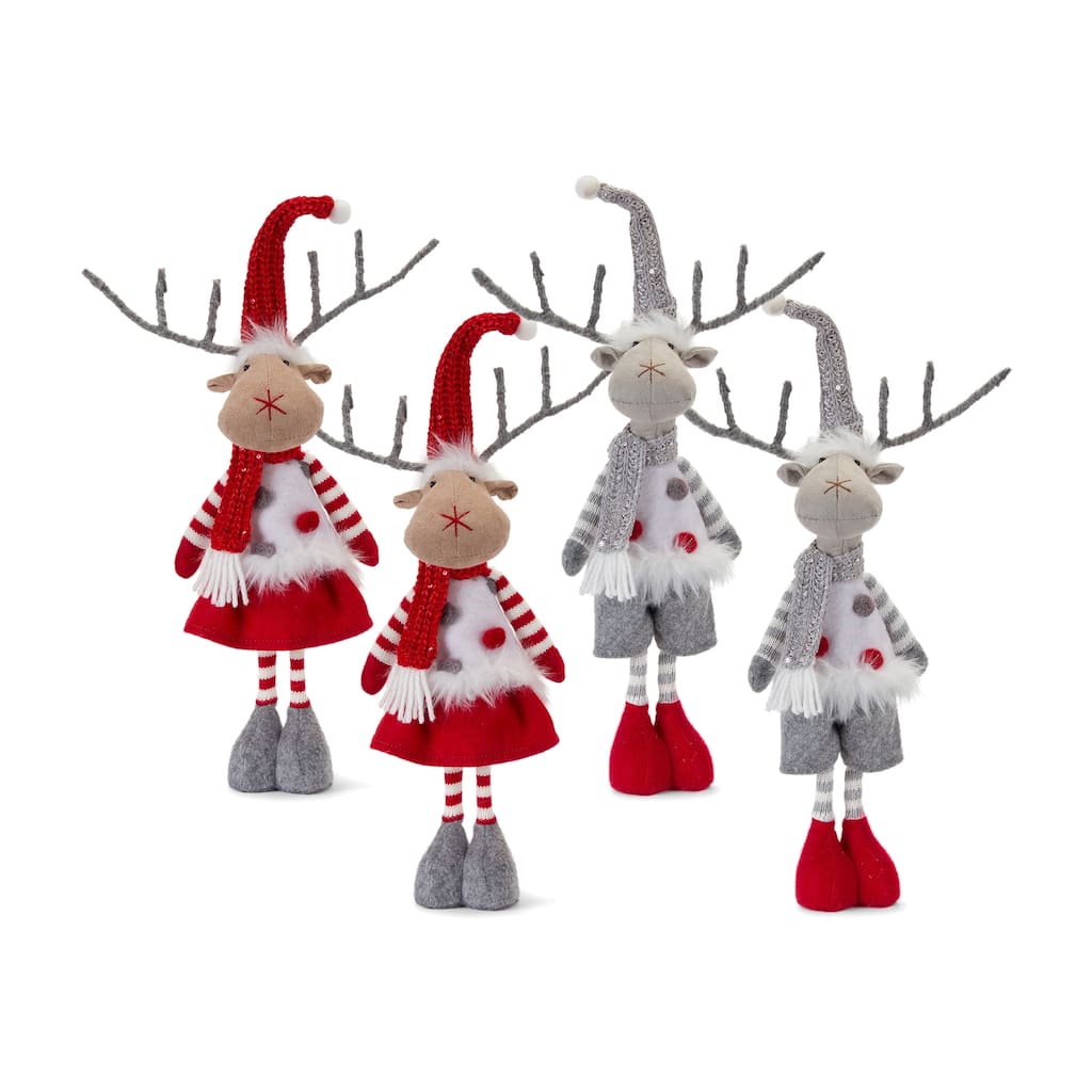 Boy and Girl Deer (Set of 4)