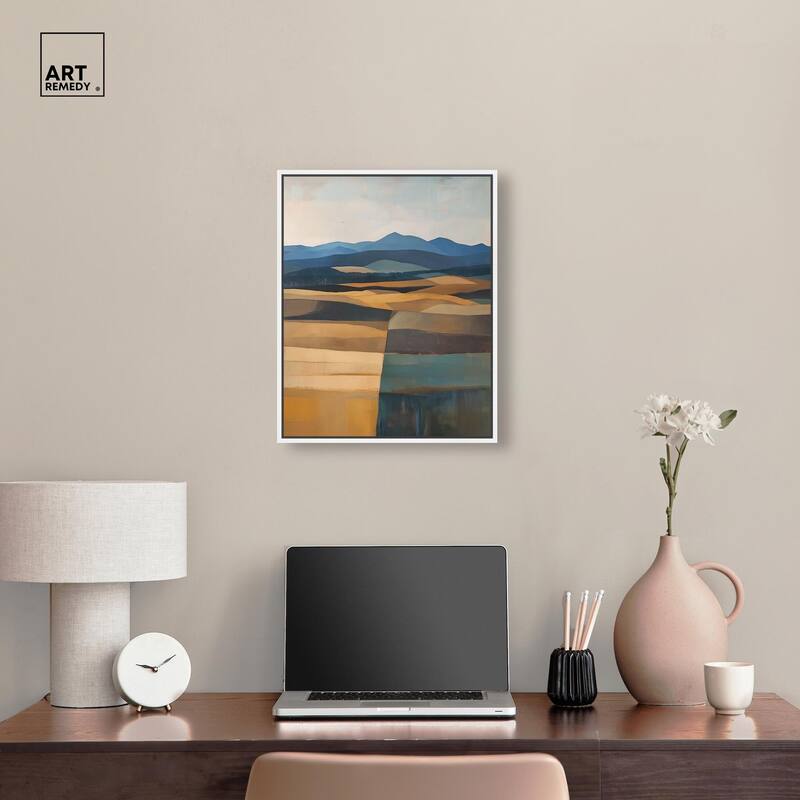 Clash of Shades Canvas by Art Remedy