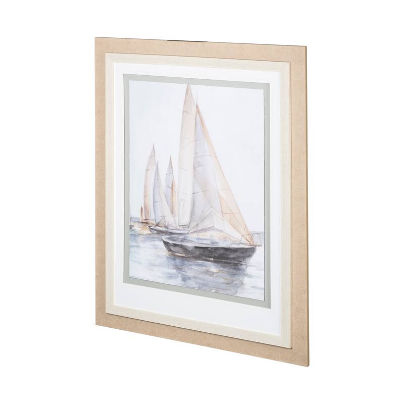 Plein Air Sailboats II Framed Art Print