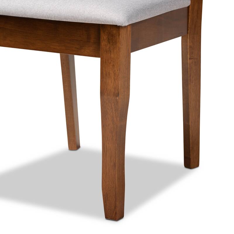 Verner Modern and Contemporary 2-PC Dining Chair Set