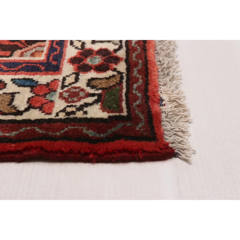 ECARPETGALLERY Hand-knotted Andelz Red Wool Rug - 3'5 x 4'9