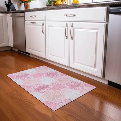 Premium Washable Super Soft Ornate Scroll Mayfield Rug
