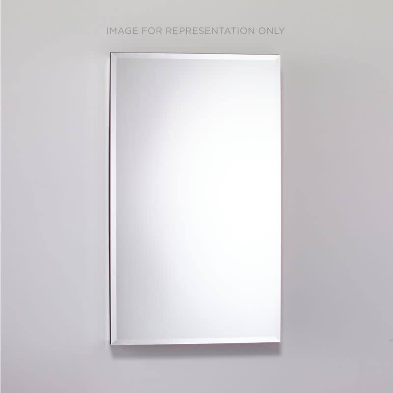 Robern PL 15-1/4" x 30" Frameless Beveled Right Hinge Single Door - Classic Gray