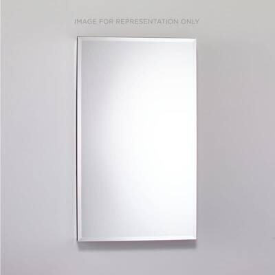 Robern PL 15-1/4" x 30" Frameless Beveled Right Hinge Single Door