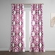 preview thumbnail 2 of 55, Exclusive Fabrics Mecca Printed Cotton Curtain (1 Panel) Mecca Pink - 50 X 108