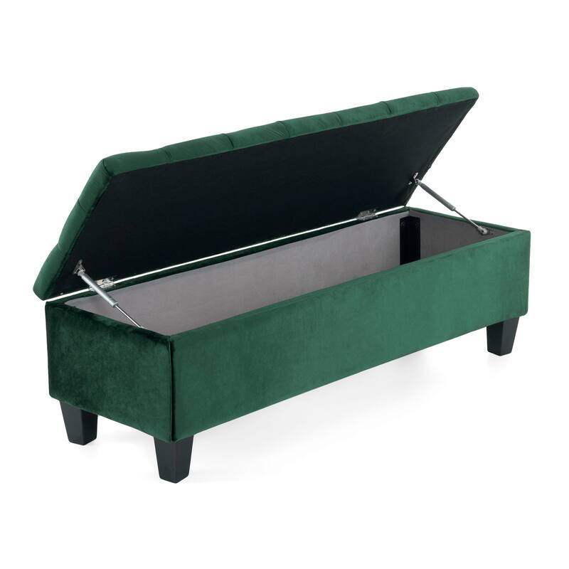 Christopher Knight Home - Isabella Button-Tufted Diamond-Stitched Storage Ottoman Bench
