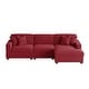 preview thumbnail 98 of 193, Oversized Modular Sectional Sofa Set with Pillows