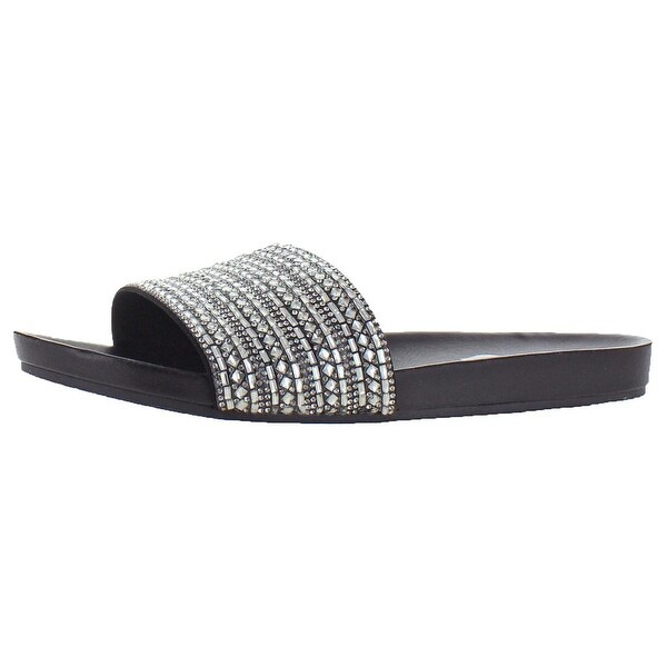 Steve madden dazzle embellished slide sandal clearance