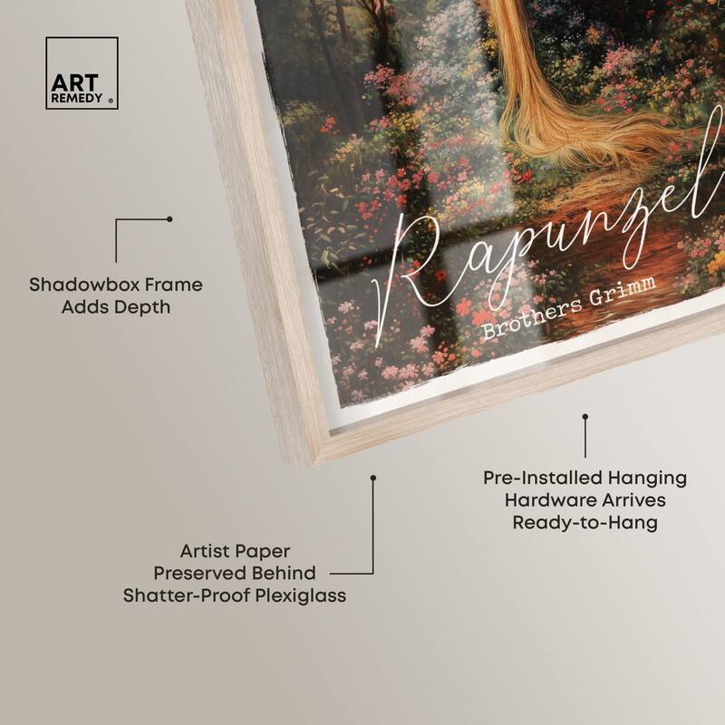 Rapunzel Classic Shadowbox by Art Remedy