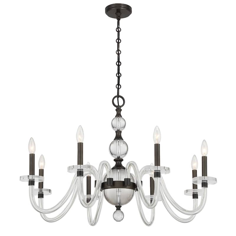 Savoy House 1-4278-8 Aragon 8 Light 34" Wide Taper Candle Style