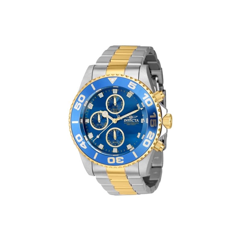 Invicta Men's 43408 Pro Diver Quartz Chronograph Blue Dial Watch