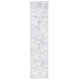 preview thumbnail 14 of 14, SAFAVIEH Layla Nadija Shabby Chic Farmhouse Rug 2'2" x 9' Runner - Ivory Grey/Blue - Runner