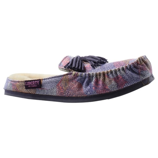 Shop Bedroom Athletics Womens Georgina Purple Mule Slippers