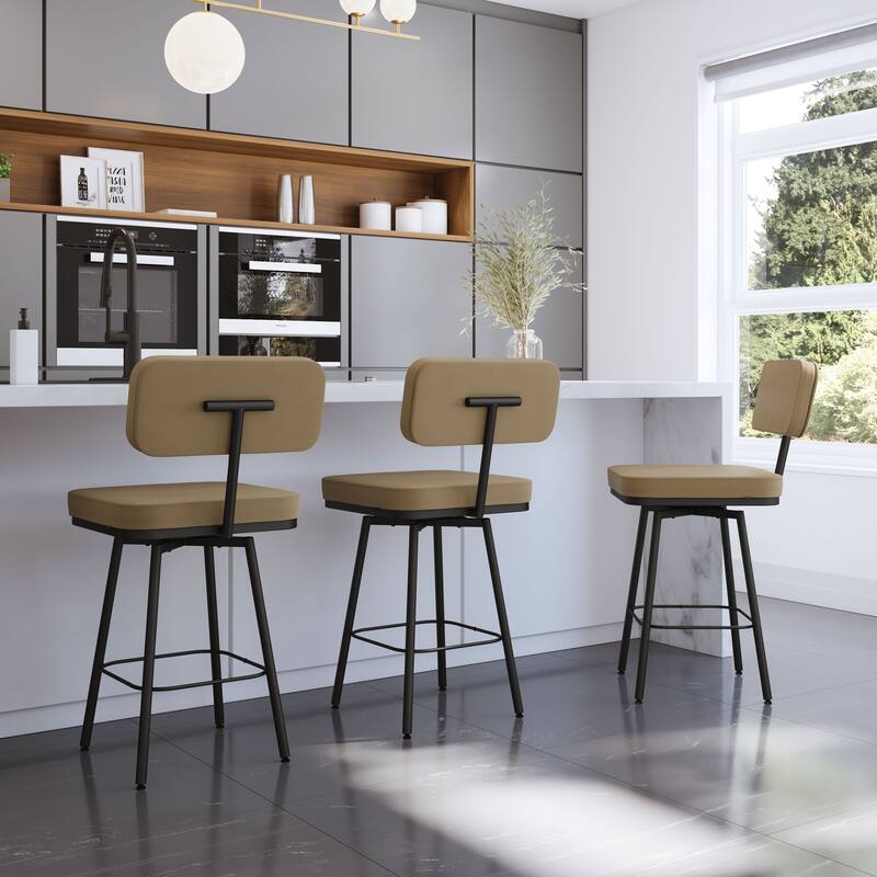 Amisco Tereza Swivel Counter and Bar Stool