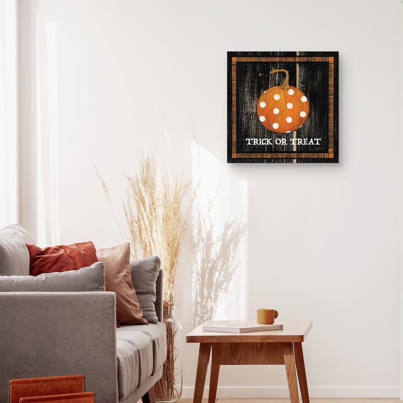 Trick or Treat Pumpkin by Avery Tillmon Canvas Art Print