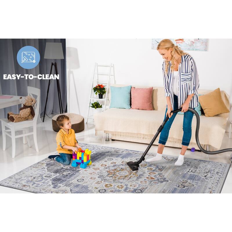 Abstract Area Rug - 2' x 3'