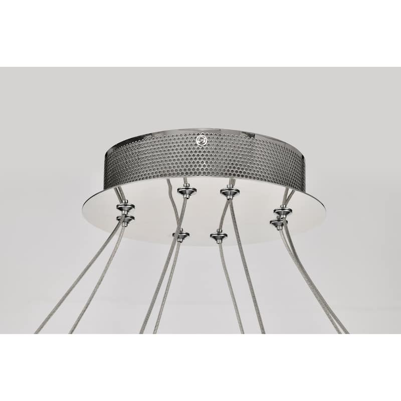 Sylas 48 Inch LED Pendant Polished Nickel Finish - Polished Nickel
