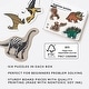 preview thumbnail 4 of 3, Wee Gallery Beginner Puzzle - Dino