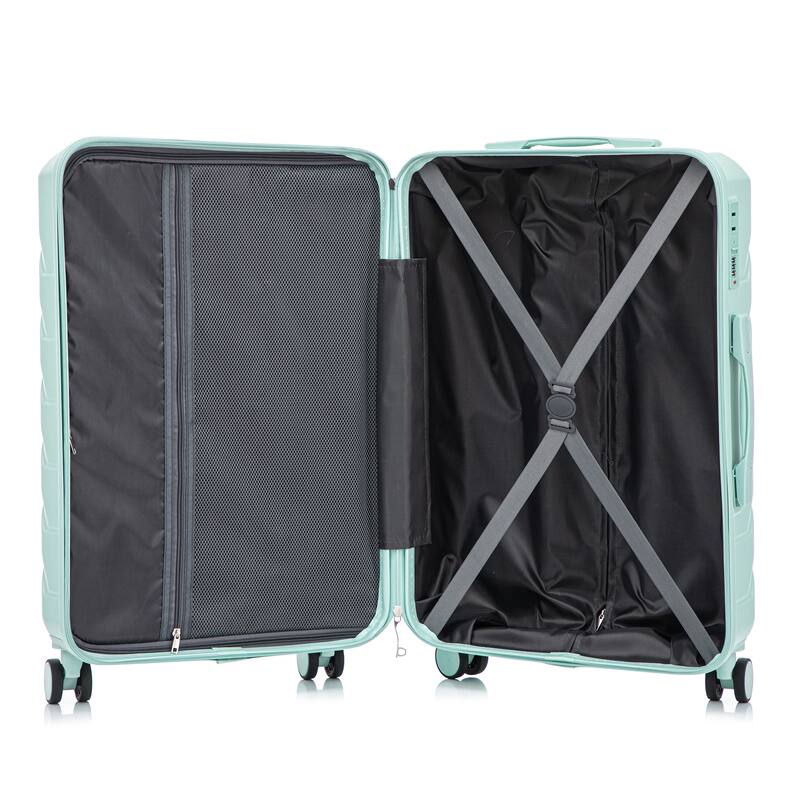 Fashion Luggage Lightweight Luggage, 3-Piece Set with Combination Lock and Universal Wheels, for Boarding and Travel