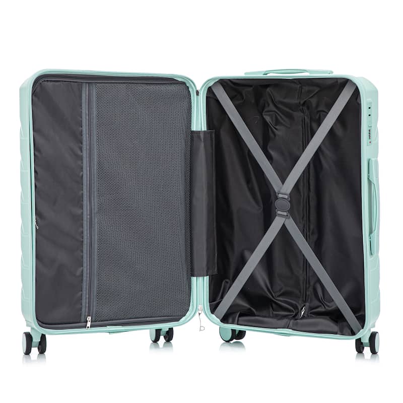 Three pcs/set in ABS Spinner Wheel Luggage