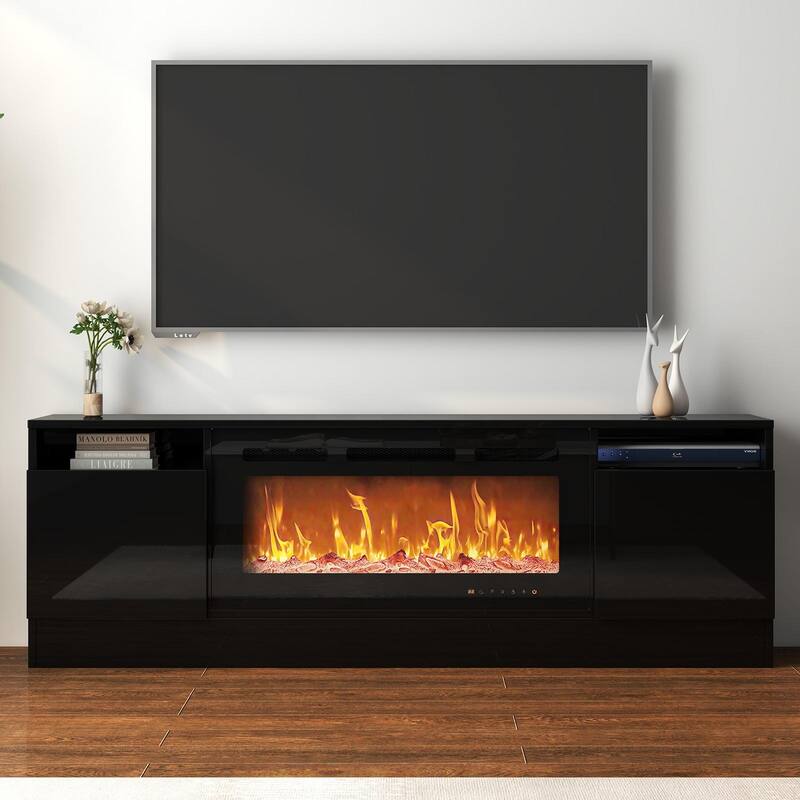 TV Stand with Storage Plac for TV Up to 55 Inch - n/a