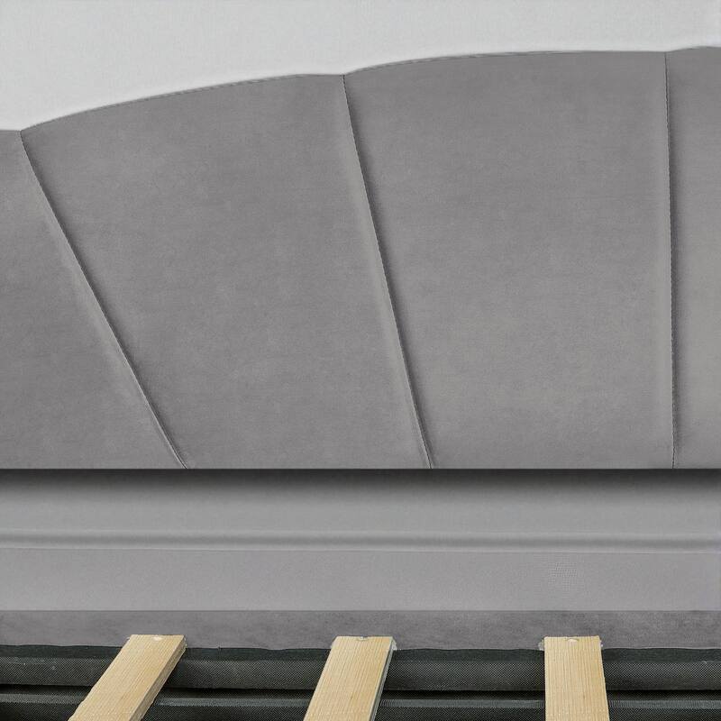 Twin Upholstered Daybed with Storage Drawers and Wood Slats, Velvet Fabric Frame, No Box Spring Needed