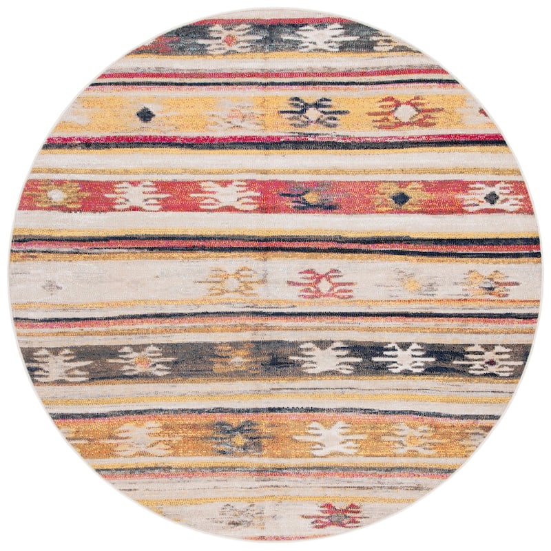 SAFAVIEH Montage Framhild Indoor/ Outdoor Waterproof Patio Backyard Rug