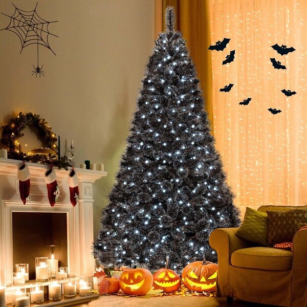 Black pre lit tree new arrivals