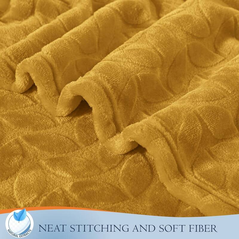 Walensee Fleece Throw Blanket Soft and Lightweight for Couch, Sofa, Bed and Lounge Chair, 50"x60"