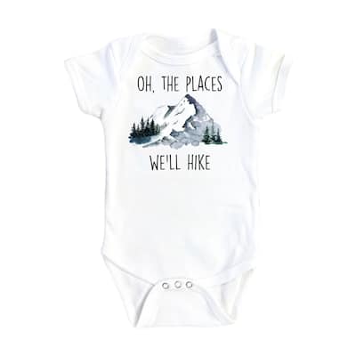 Mountain Hike - Baby Boy Girl Clothes Infant Bodysuit Funny Cute Newborn