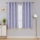 preview thumbnail 61 of 106, Deconovo Silver Line 52 Width Curtain Panel Pair (2 Panel) W52" x L45" - Light Purple