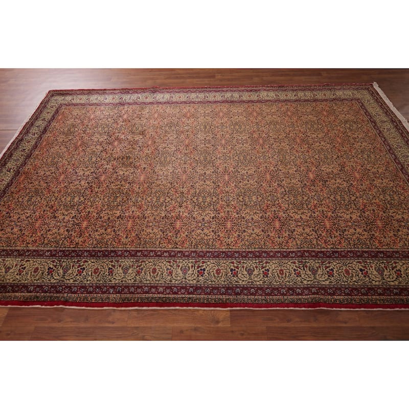 Anatolian Turkish Vintage Rug Handmade Living Room Wool Carpet - 6'6" X 9'7"