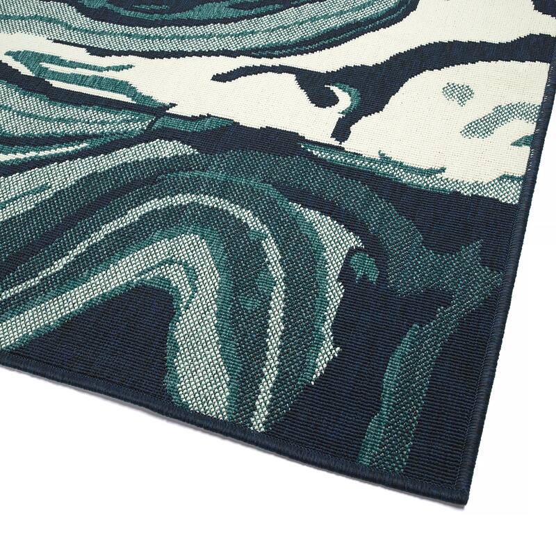 Modern Abstract Textured Cut Pile Rectangle Throw Rug - Kaleen