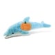 preview thumbnail 1 of 4, DolliBu Super Soft Large Dolphin Stuffed Animal with Pumpkin Decor - 18 inches