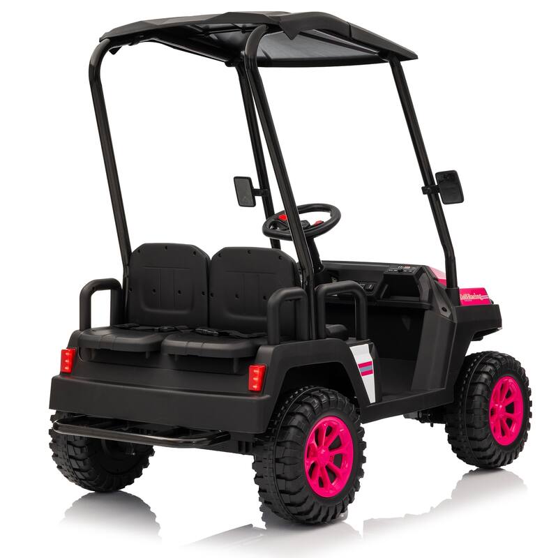 24V Xl Kids Electric Ride-On Truck W/Rc - Spacious 20in Wide Seat, Removable Sunshade, Dual-Motor Drive,Recommended Age: 3-8
