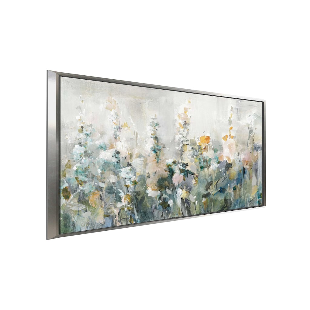 "Rustic Garden Neutral" Print on Floating Canvas