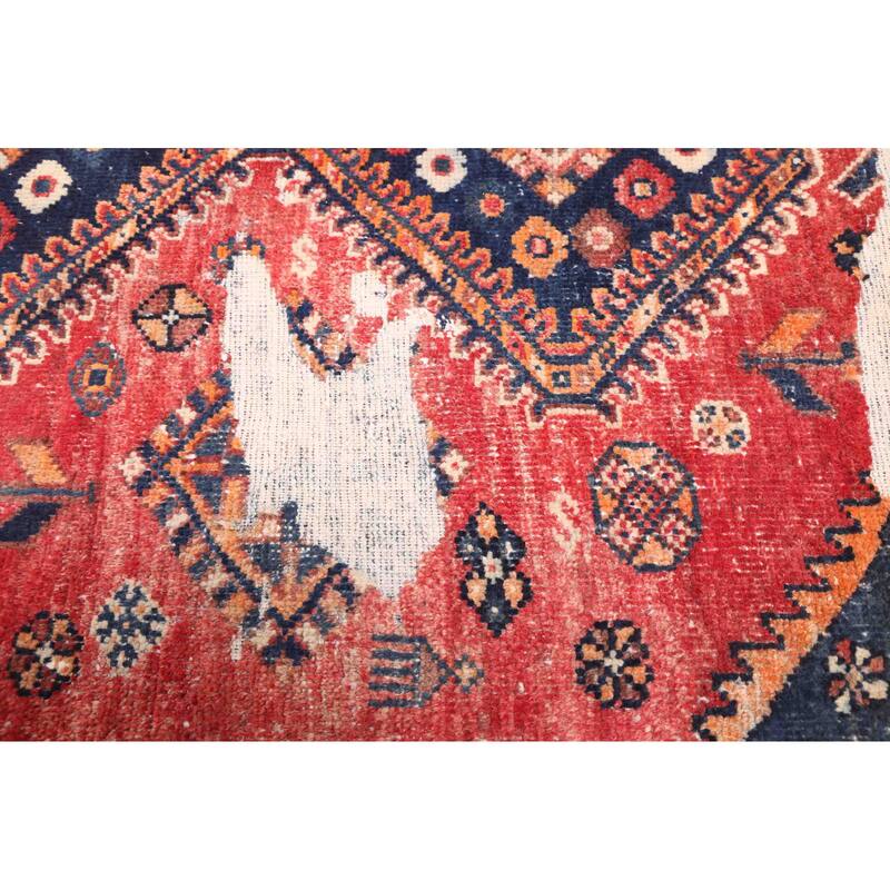 ECARPETGALLERY Hand-knotted Antalya Vintage Red Wool Rug - 3'10 x 5'11