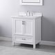 preview thumbnail 22 of 116, Altair Isla Single Bathroom Vanity Set and Aosta White Countertop without Mirror
