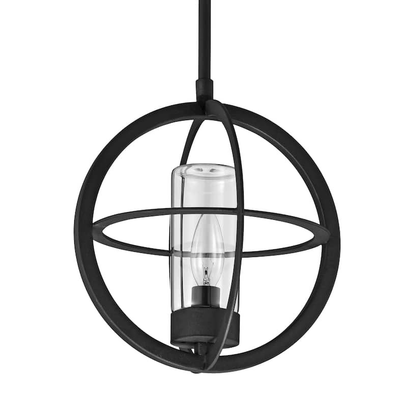 1-light 9.75" /12" Global Cage Pendant Light