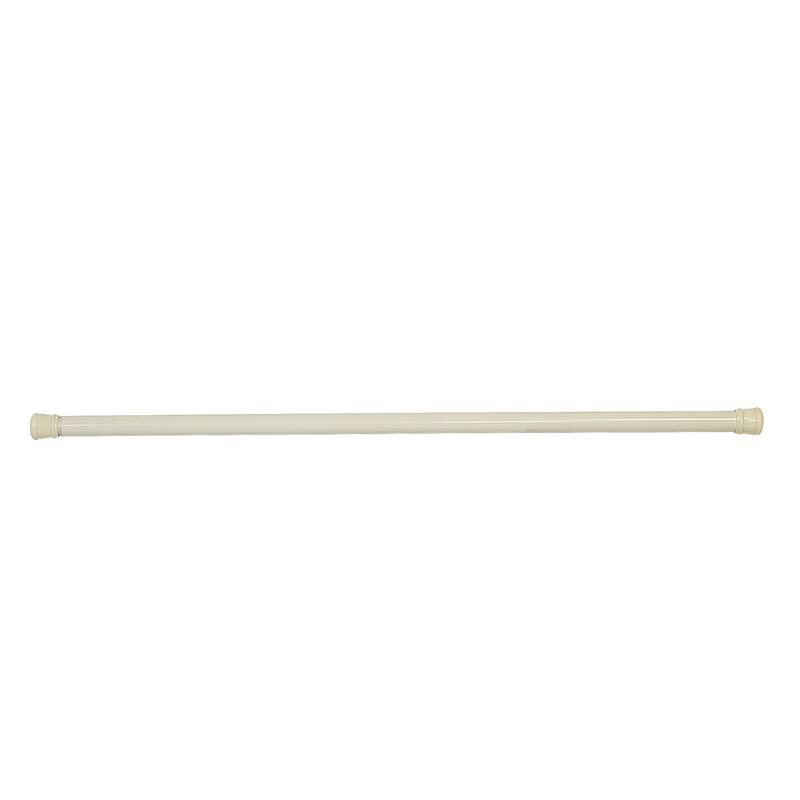 Design House 564179 Classic Adjustable 36 to 63-inch Bathroom Shower Rod - Bone