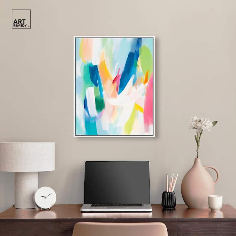 Whirlwind of Color II Canvas by Art Remedy