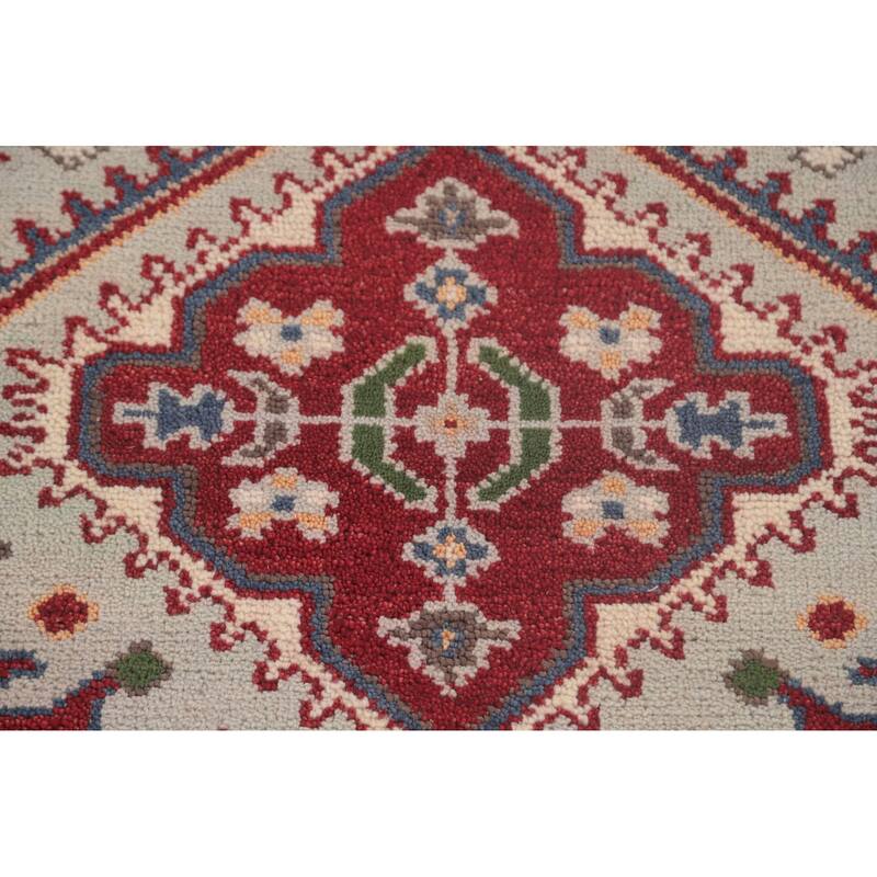 Tribal Kazak Oriental Runner Rug Handmade Wool Carpet - 2'7"x 7'9"