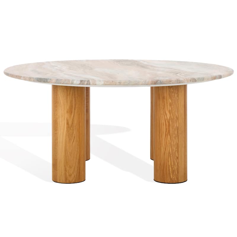 SAFAVIEH Couture Tylee Round Marble Coffee Table - 36"W x 36"D x 16"H