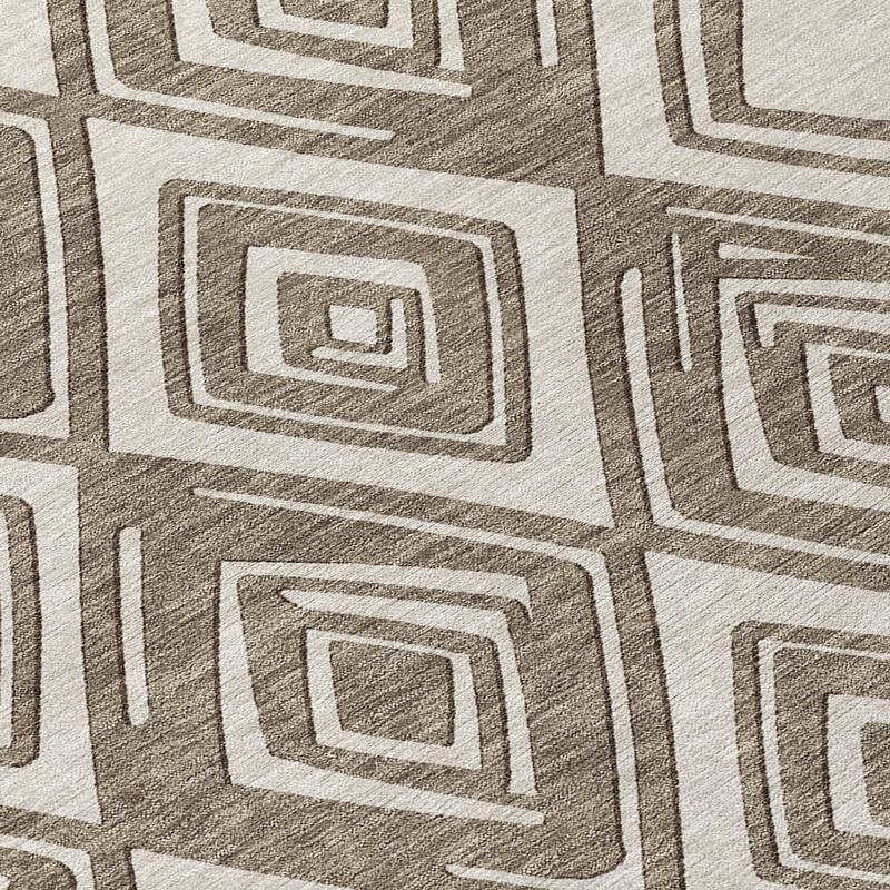 Machine Washable Indoor/ Outdoor Chantille Contemporary Diamonds Rug